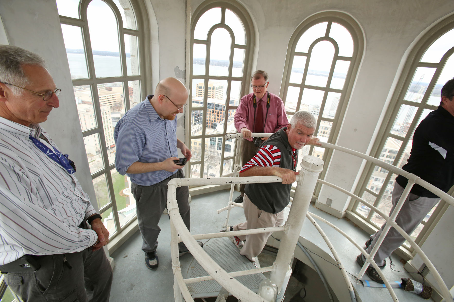 View from top of dome